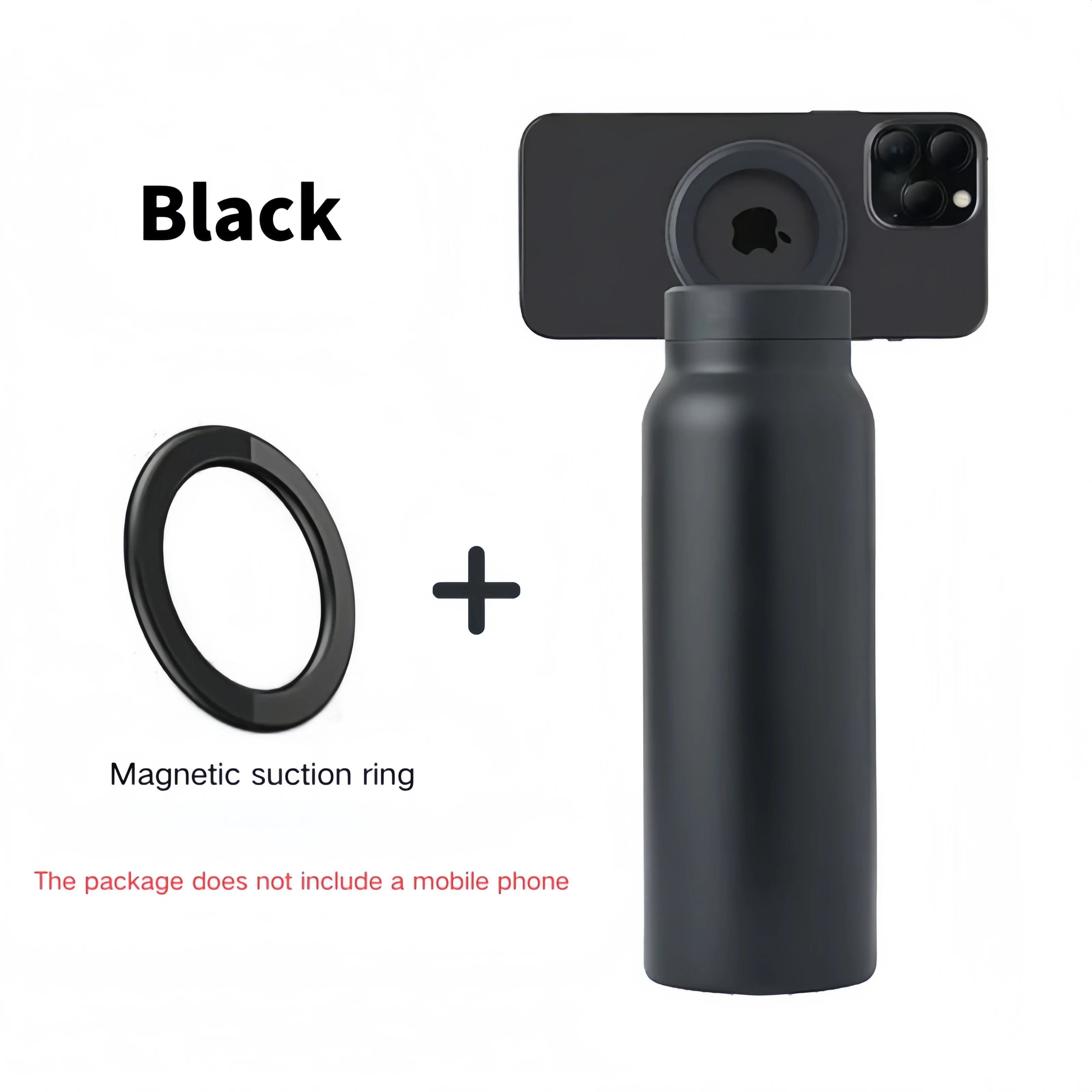 Water Mug With Magnetic Phone Holder