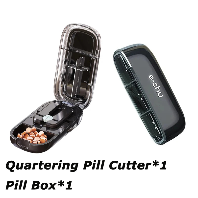 Pill cutNstore