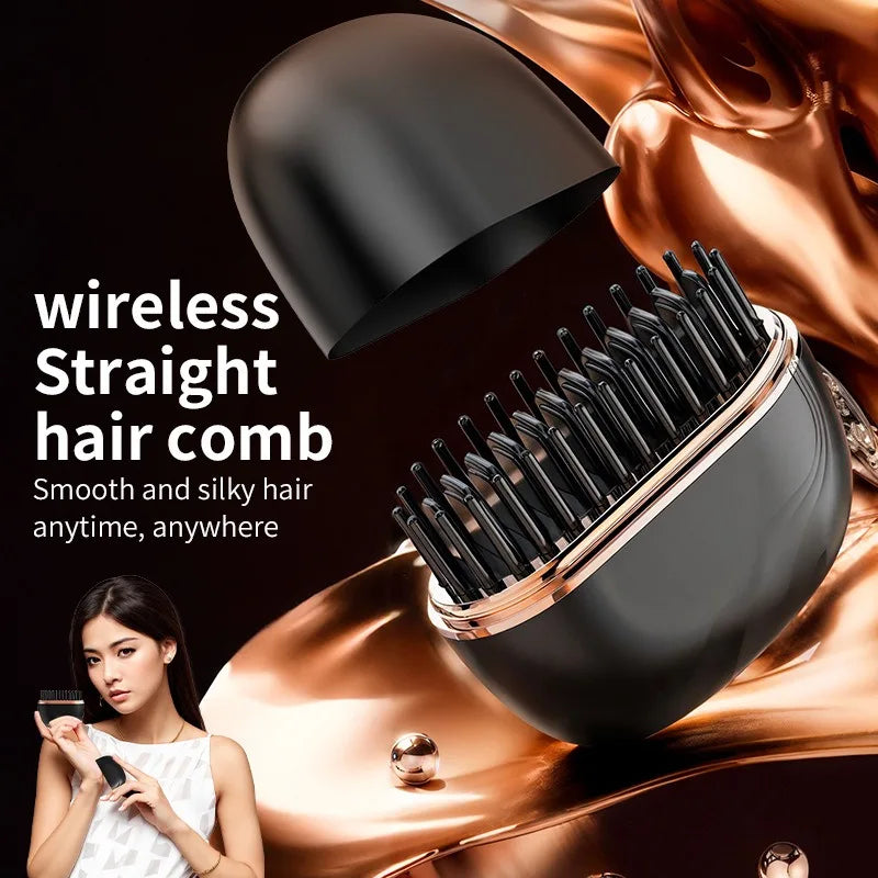 Hair Straightening Comb Portable