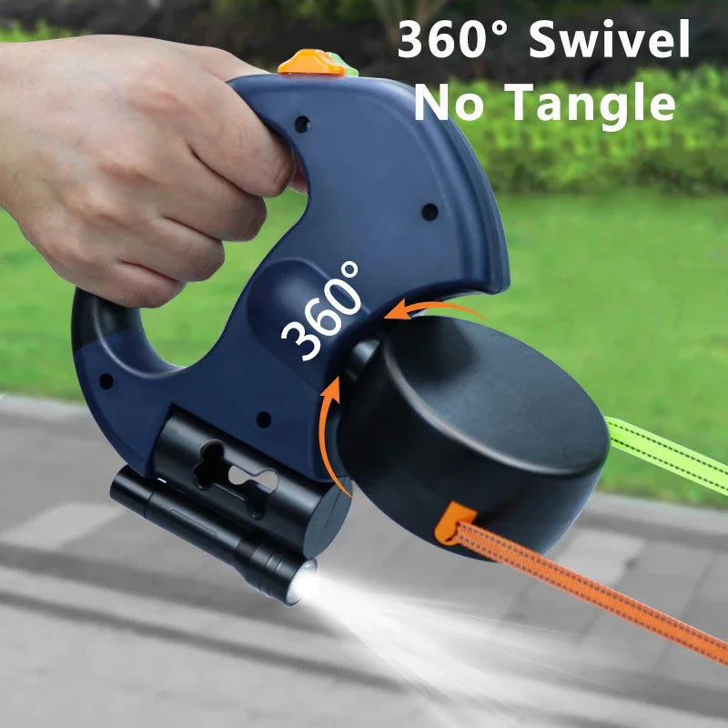 Retractable Double Dog Leash