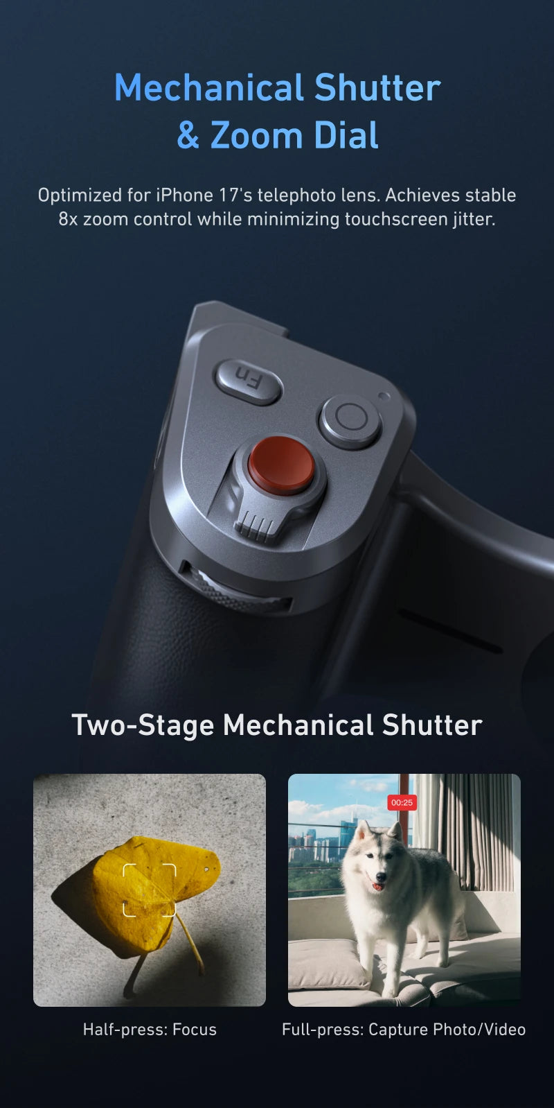 Magnetic Master Grip Kit for iPhone 17 Pro ProMax