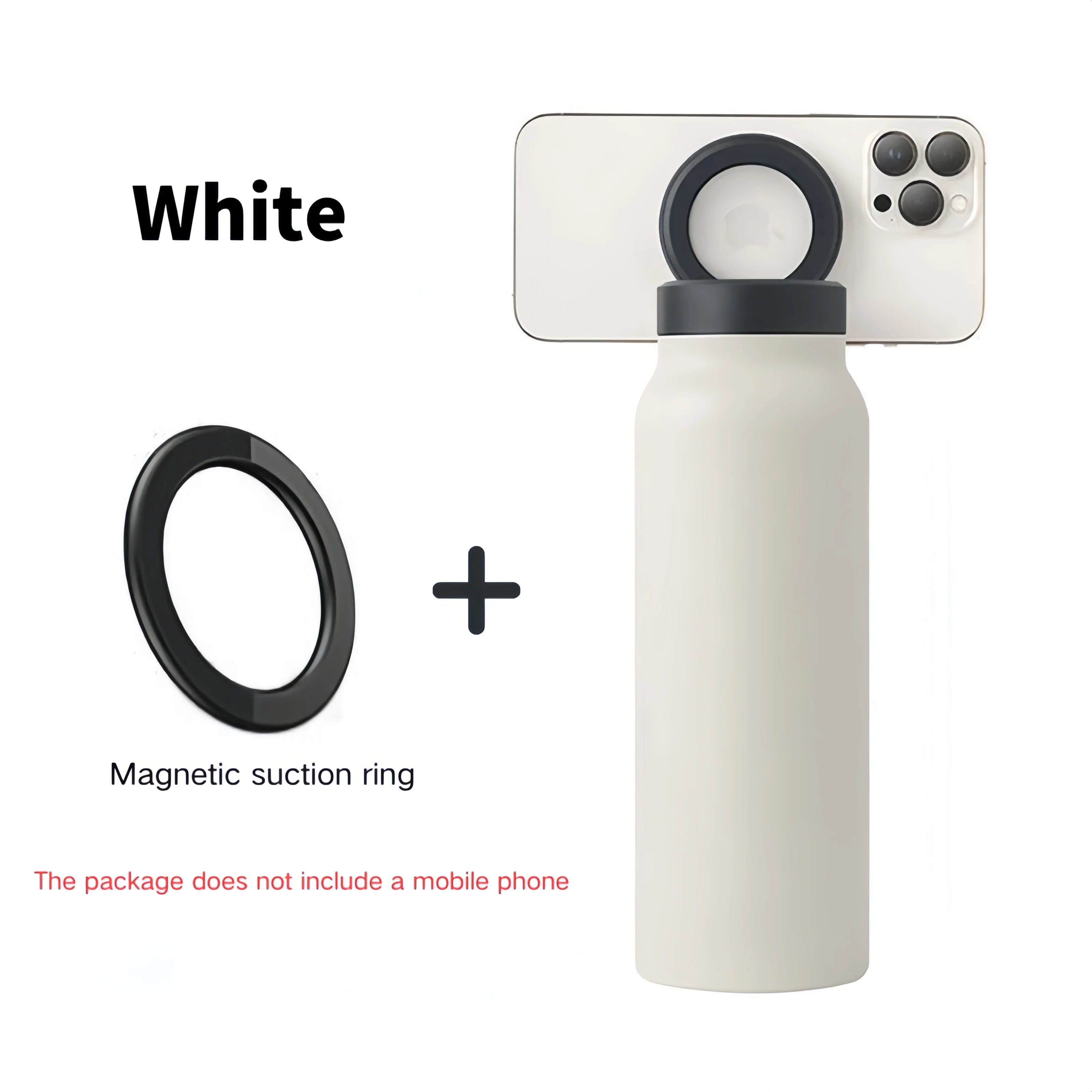 Water Mug With Magnetic Phone Holder