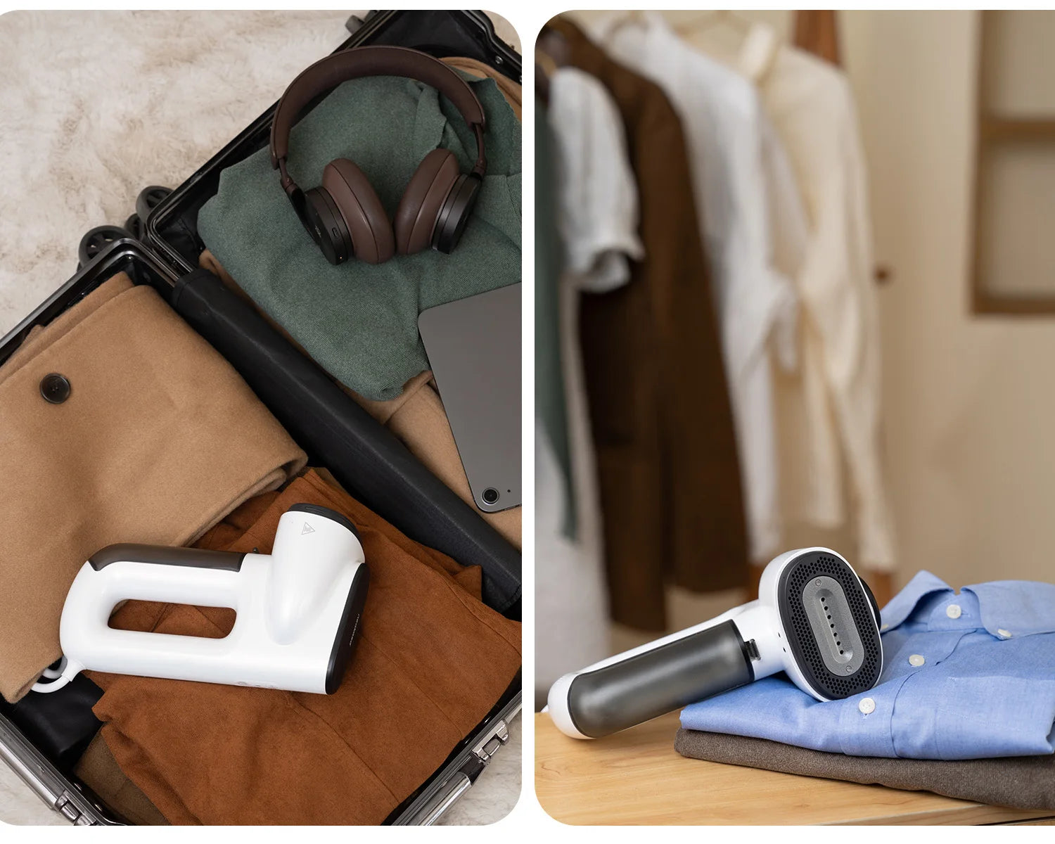 Self-Suction Vacuum Steamer