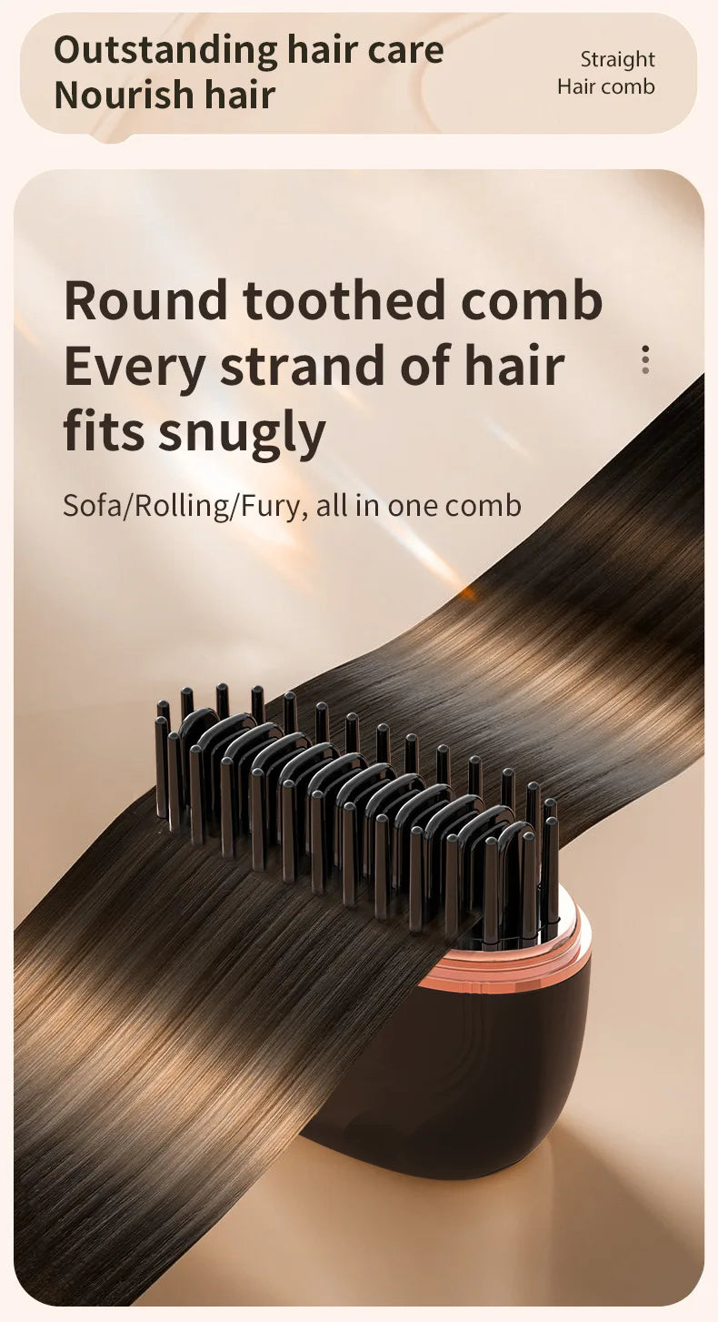 Hair Straightening Comb Portable