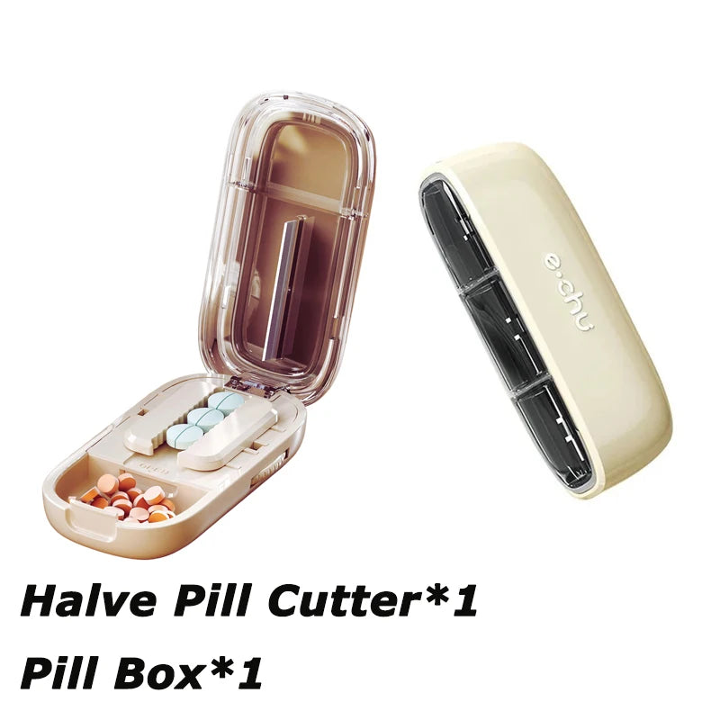 Pill cutNstore