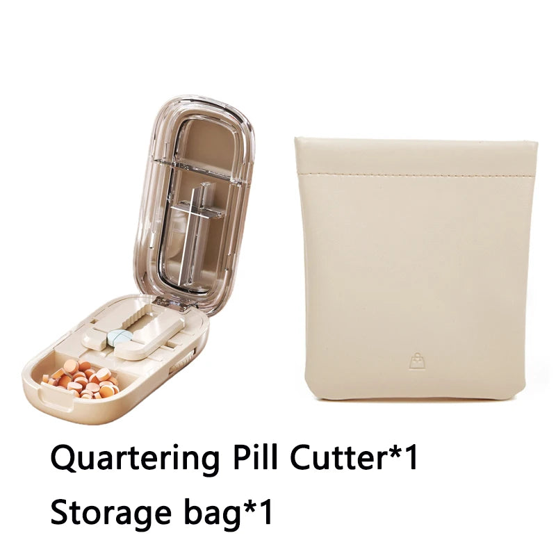 Pill cutNstore
