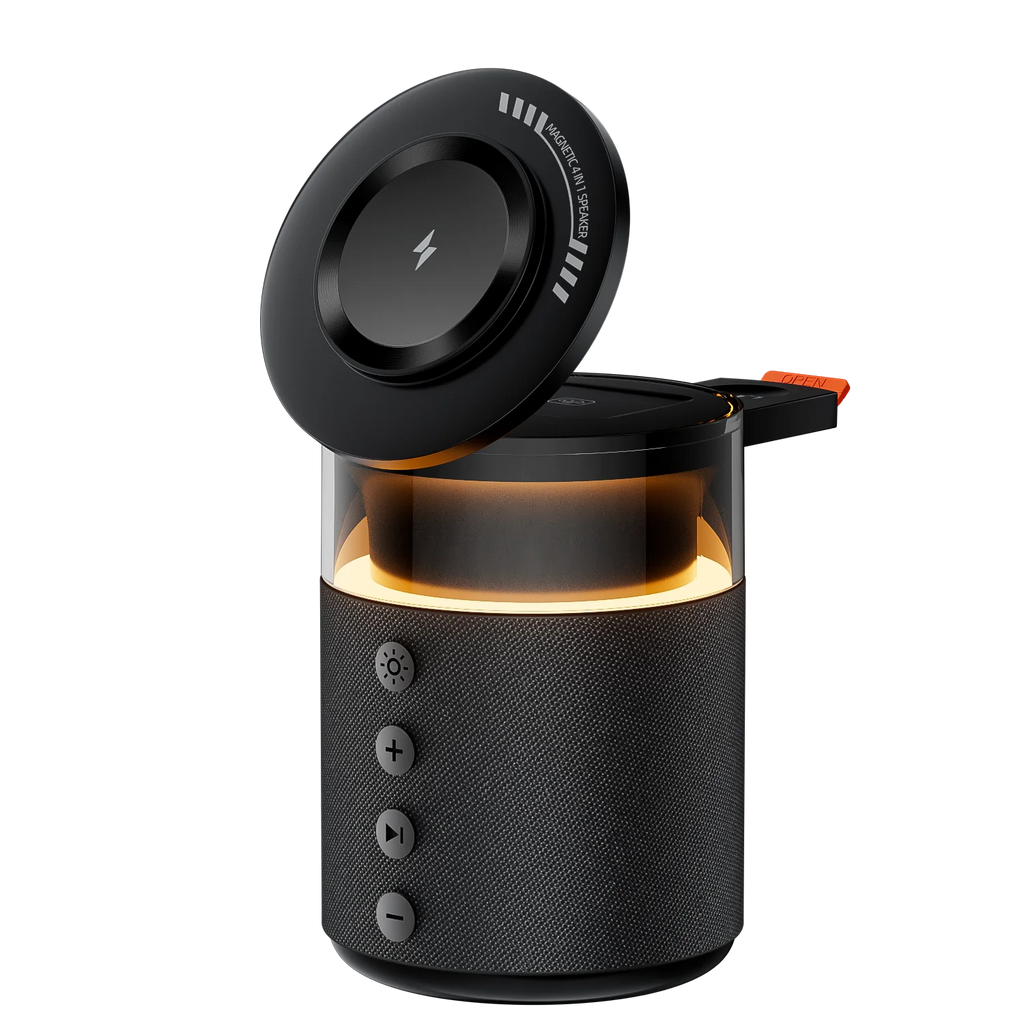 Magnetic Wireless Charging with Wireless Speaker