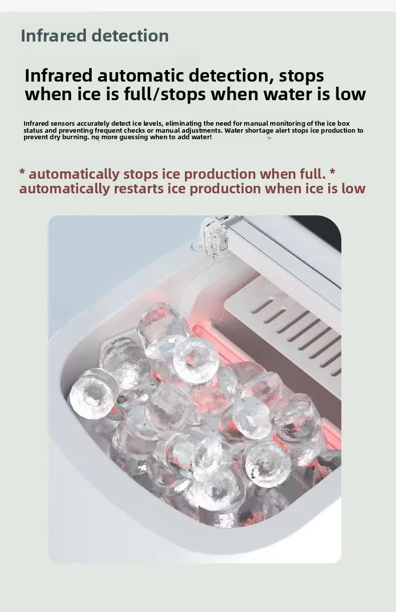 1.3L portable Small ice maker