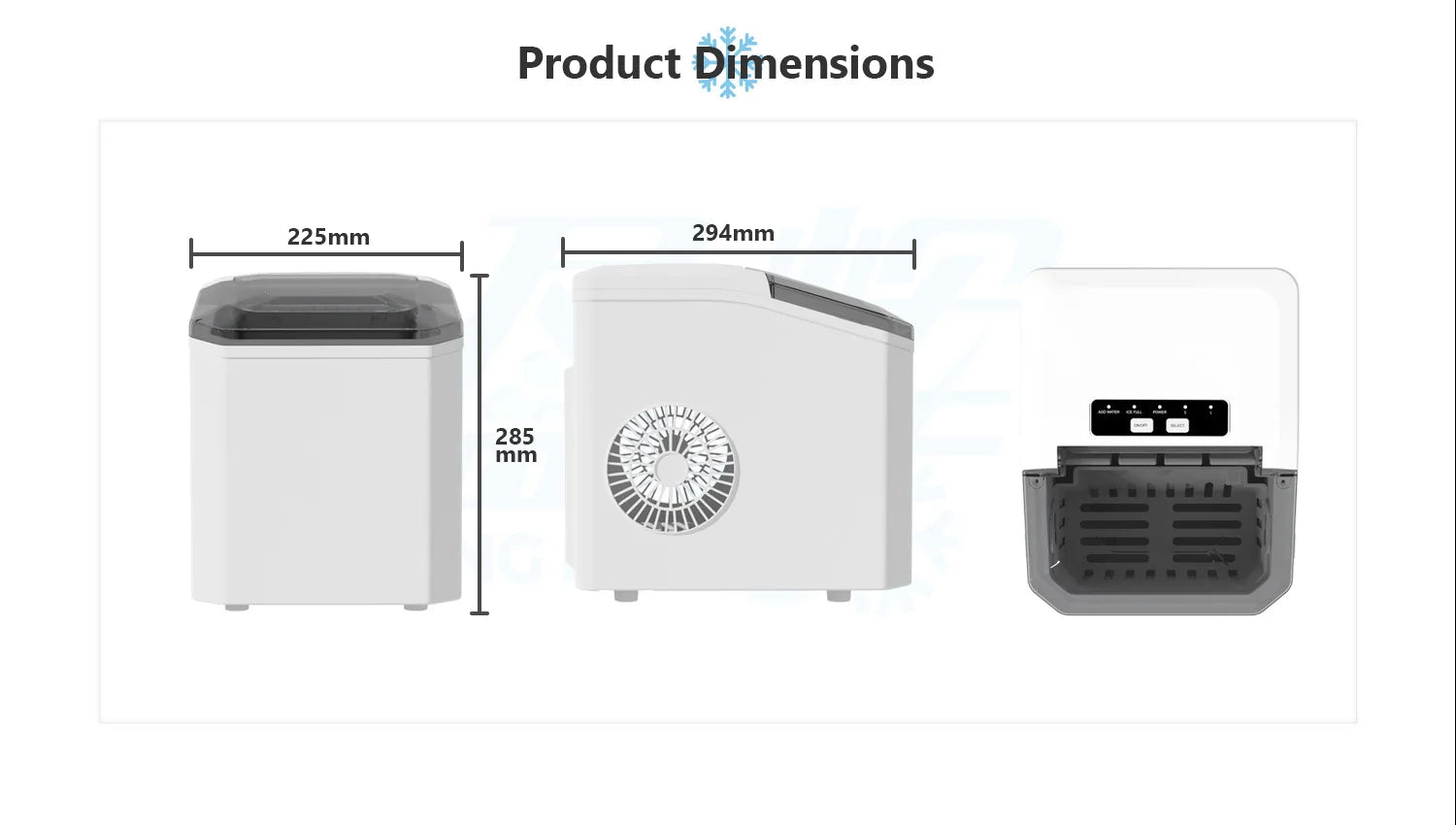 1.3L portable Small ice maker