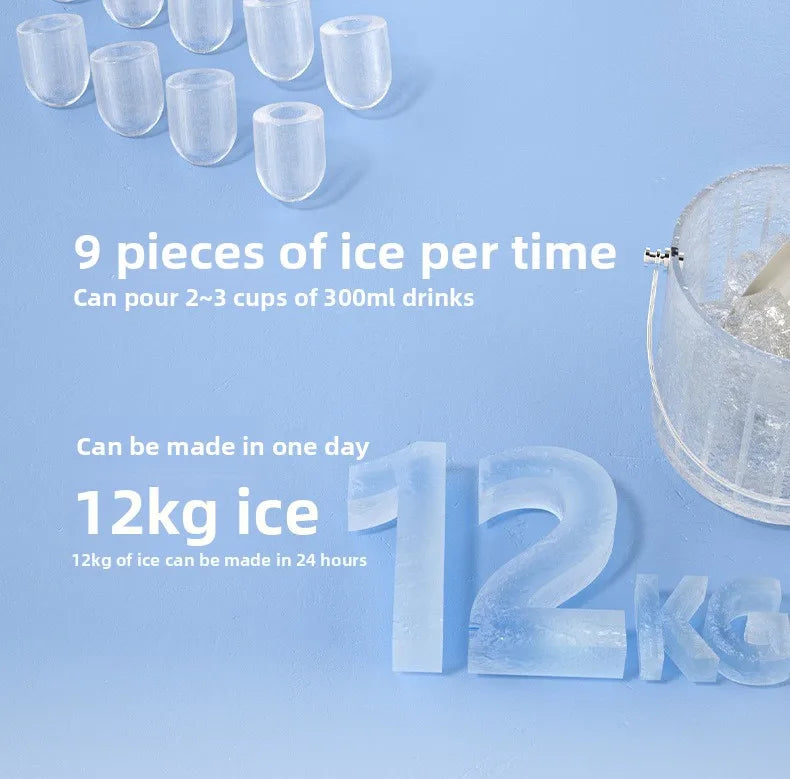 1.3L portable Small ice maker