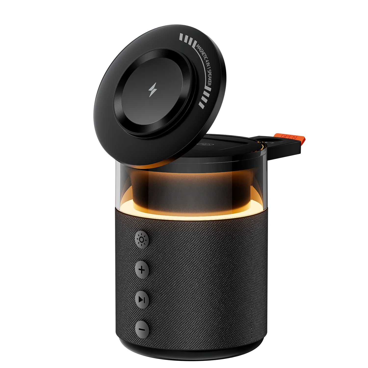 Magnetic Wireless Charging with Wireless Speaker