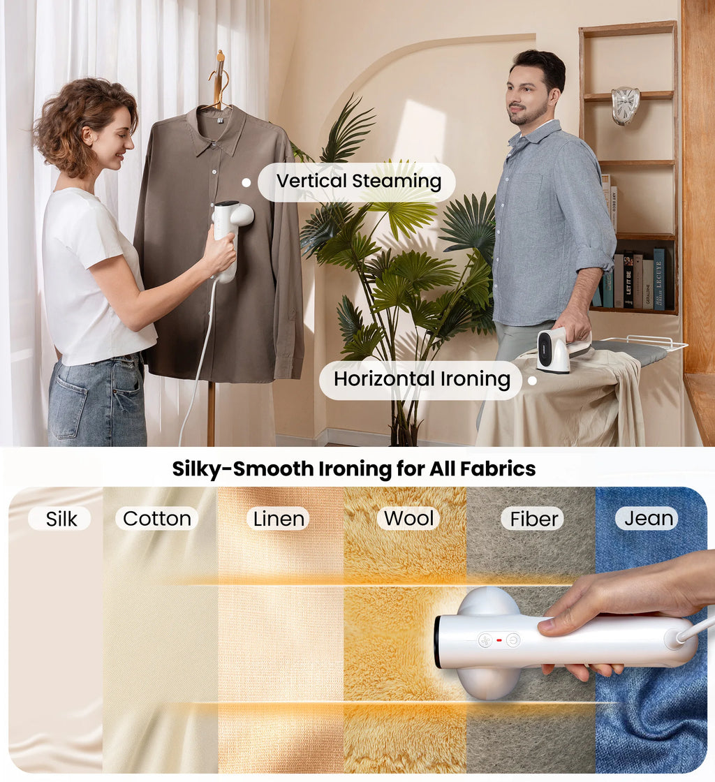 Self-Suction Vacuum Steamer