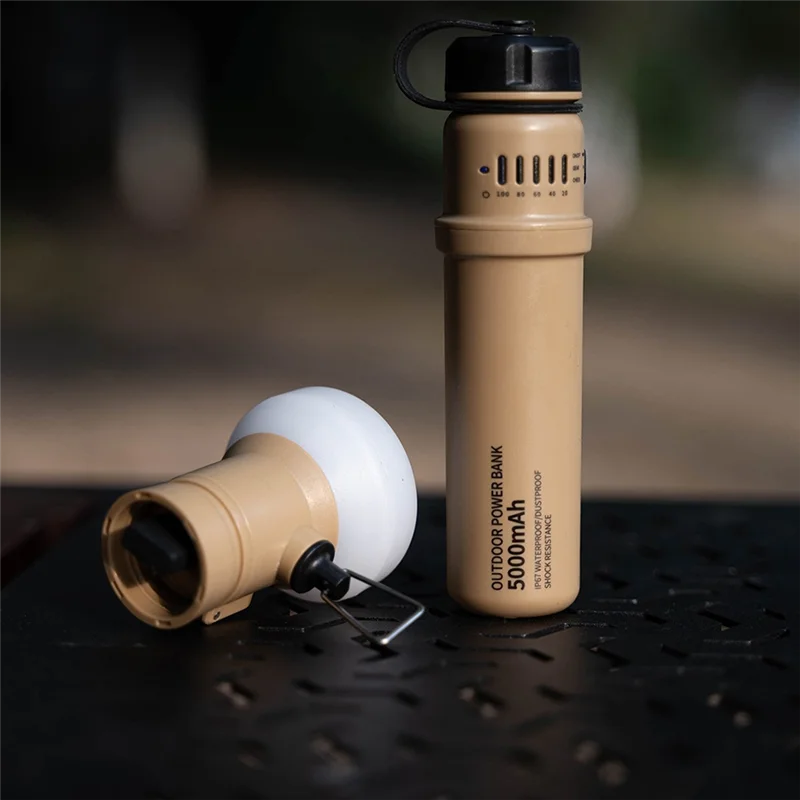 Outdoor Power Bank with Camping Light