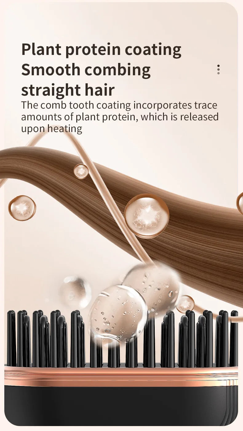 Hair Straightening Comb Portable