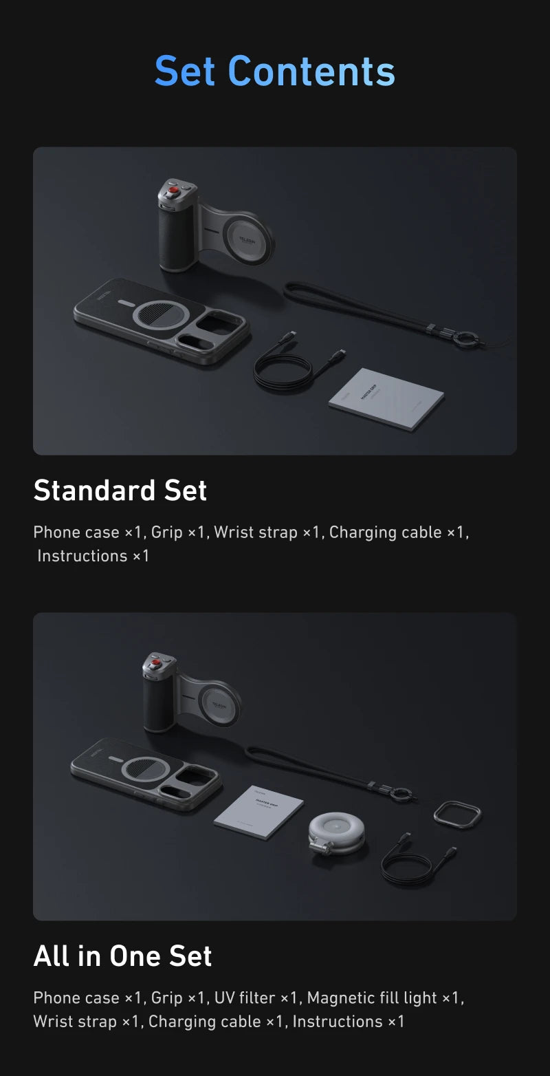 Magnetic Master Grip Kit for iPhone 17 Pro ProMax