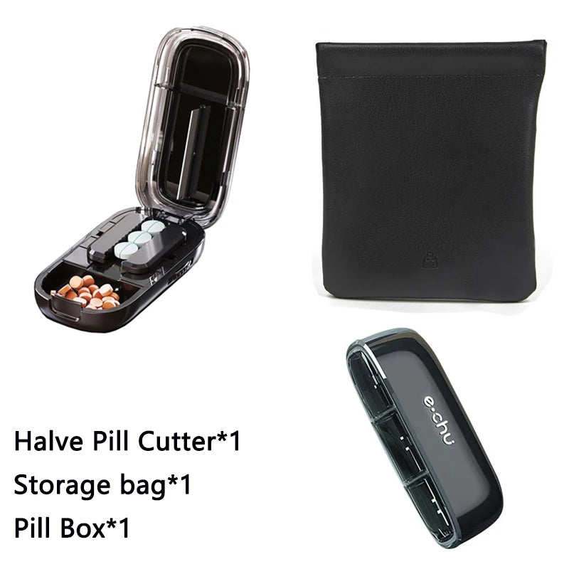 Pill cutNstore