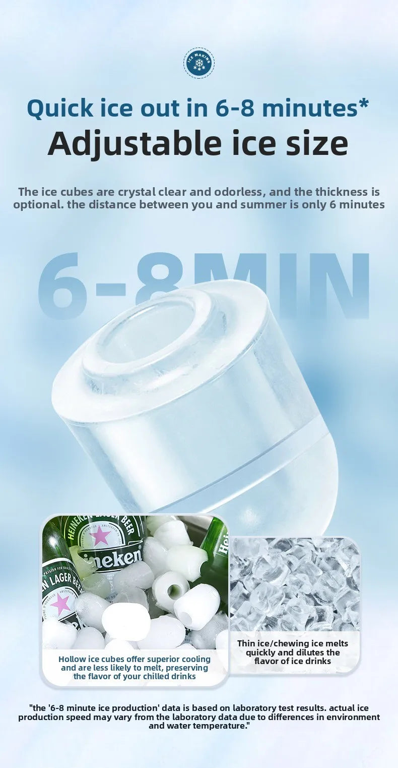 1.3L portable Small ice maker
