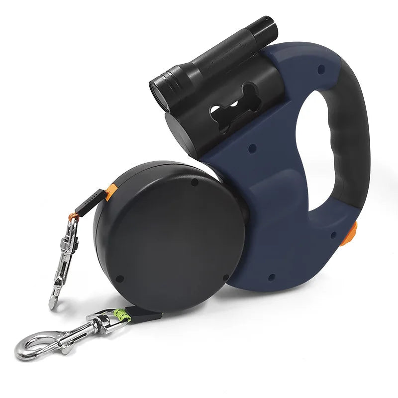 Retractable Double Dog Leash