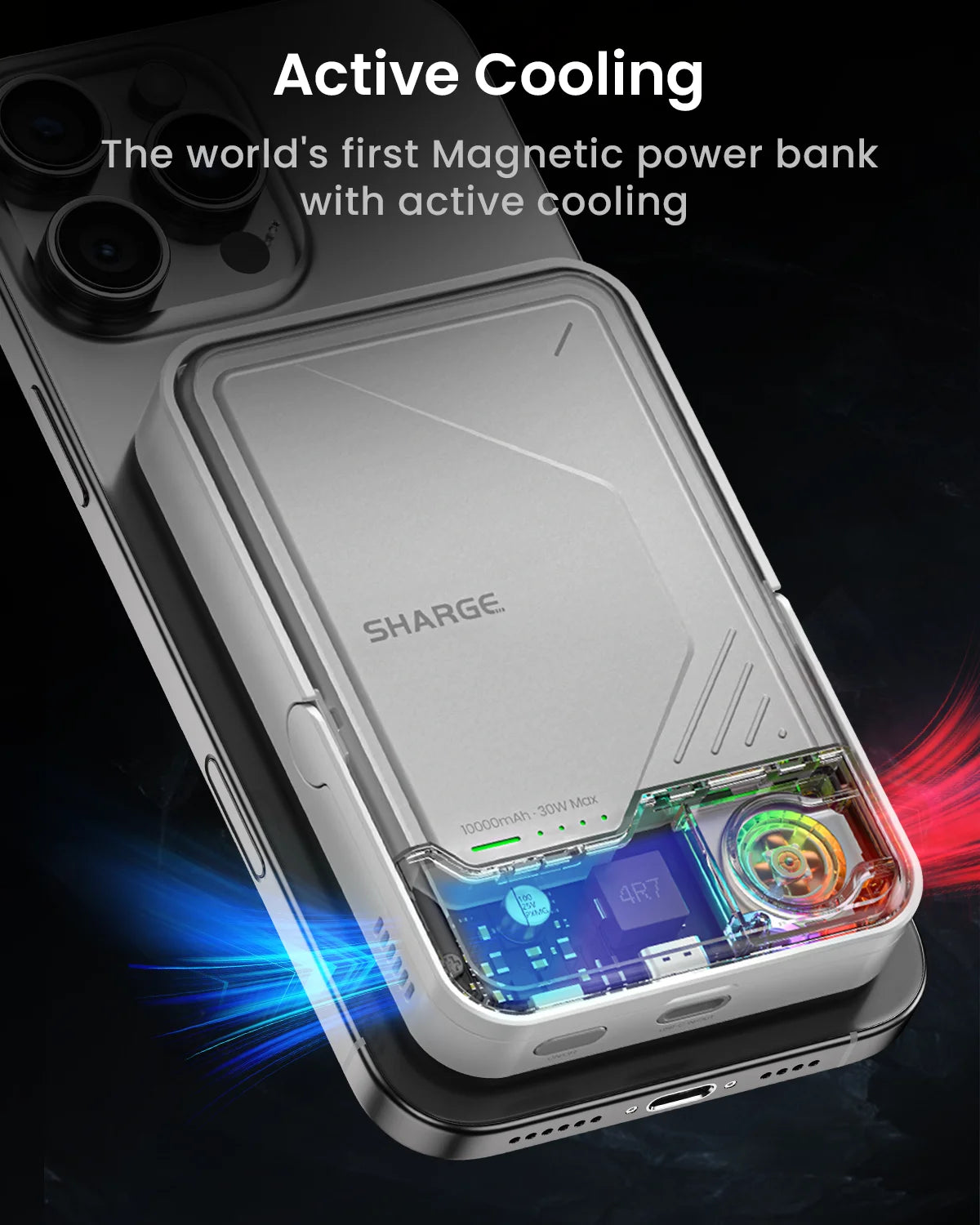 MagSafe Power Bank with Active Cooling 10000mAh