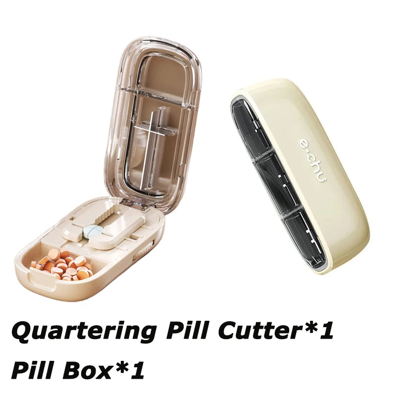 Pill cutNstore