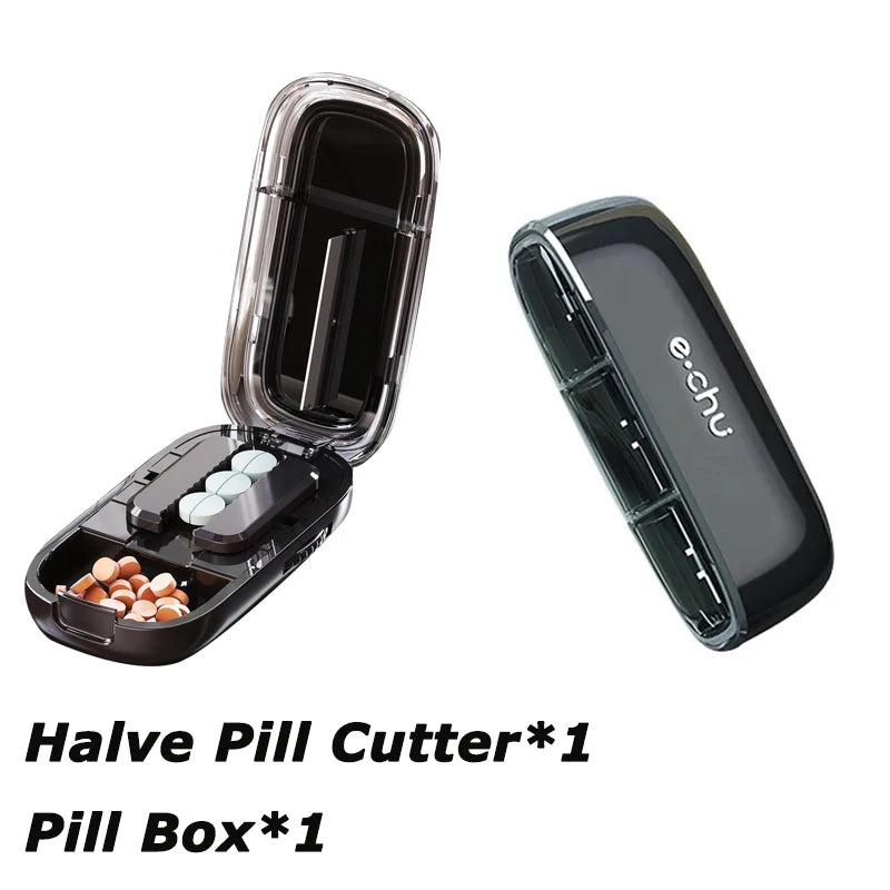Pill cutNstore
